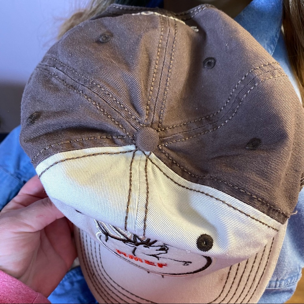 Ball Cap “RMEF Hunting is conservation” Brown - Picture 5 of 8